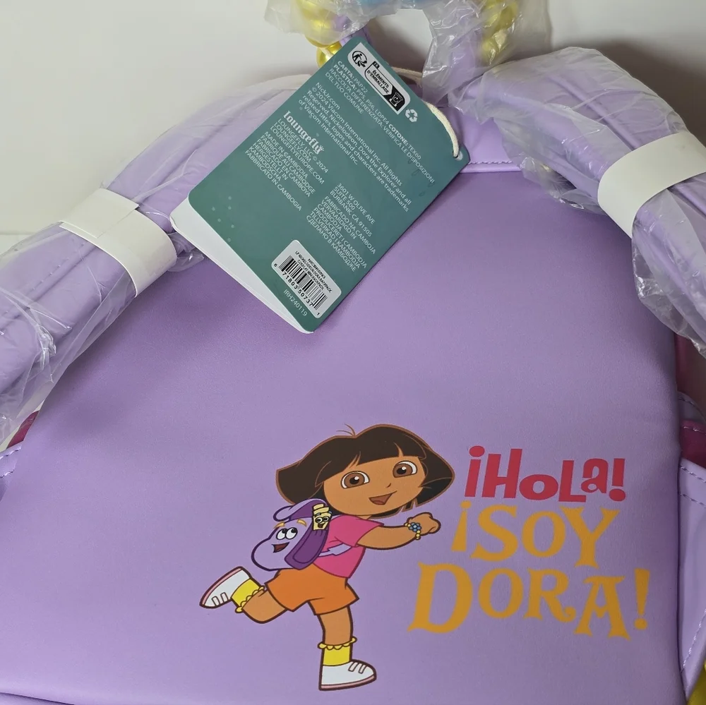 Loungefly Dora Explorer Figural Mini Backpack NWT Nickelodeon